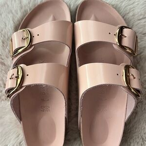 Birkenstock Women's Arizona Sandals with Gold Buckles NWOT